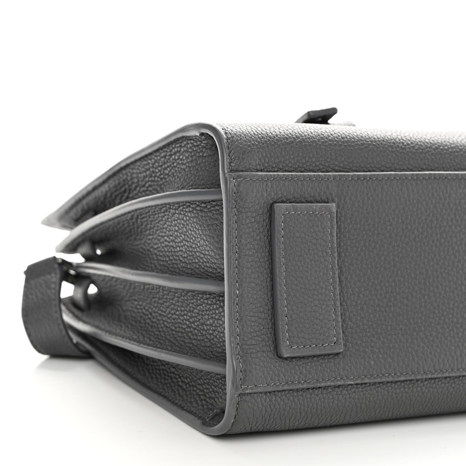 Saint Laurent Grained Calfskin Baby Sac De Jour Souple Storm 9 of 10