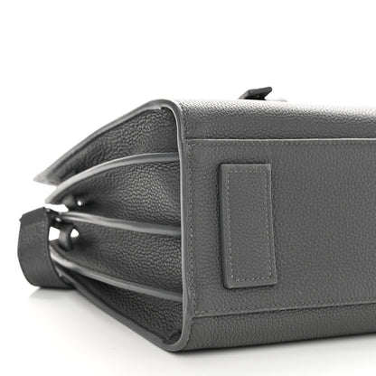 Saint Laurent Grained Calfskin Baby Sac De Jour Souple Storm 9 of 10