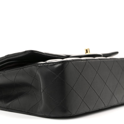 Chanel Lambskin Quilted Medium Double Flap Black 8 of 11