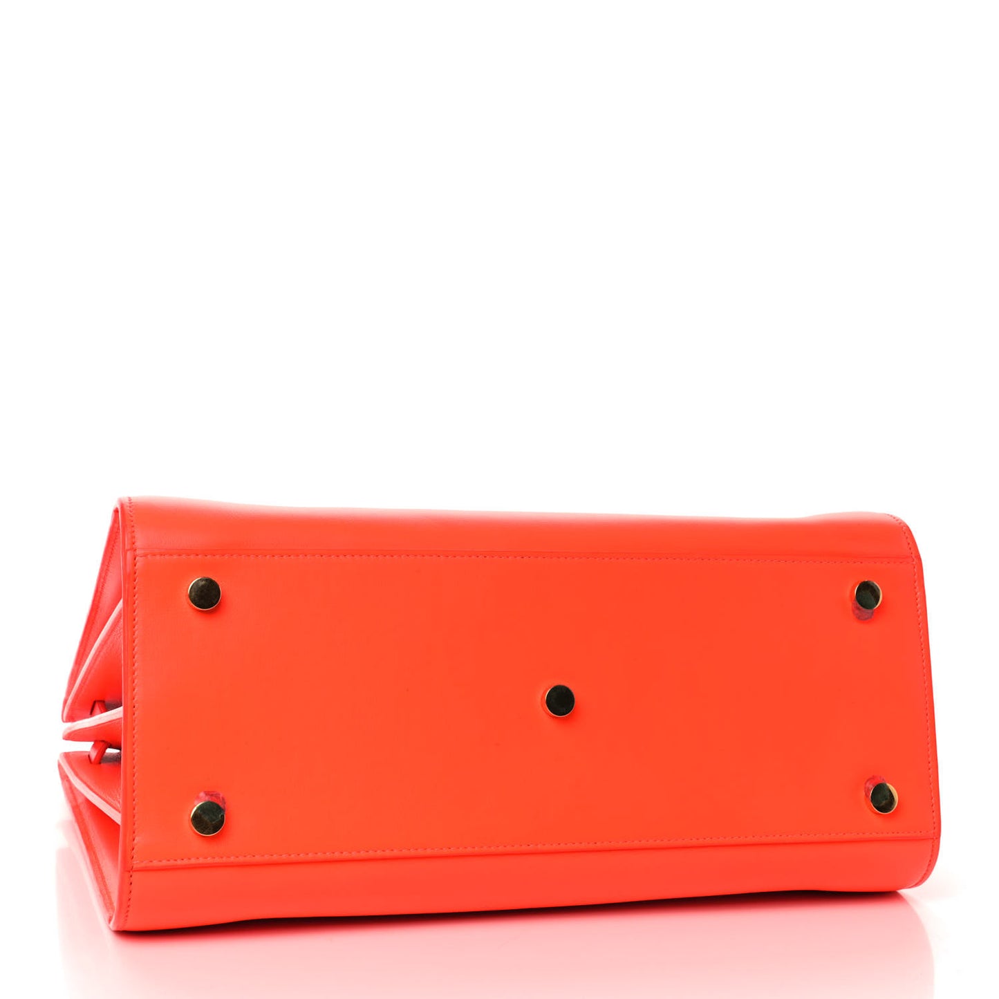 Calfskin Small Sac De Jour Neon Orange