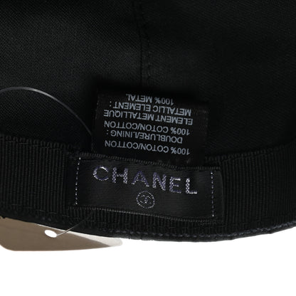 Chanel Cotton CC Cap Hat Black 8 of 8
