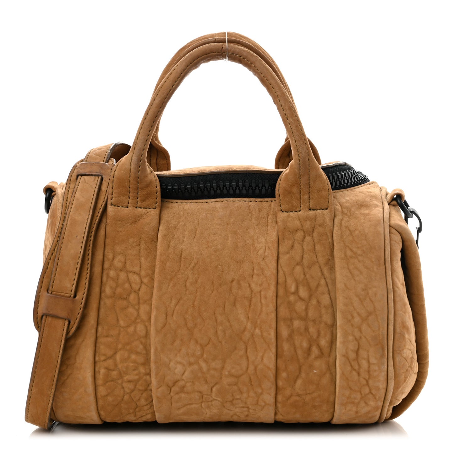 Nubuck Mini Rockie Matte Black Hardware Tan