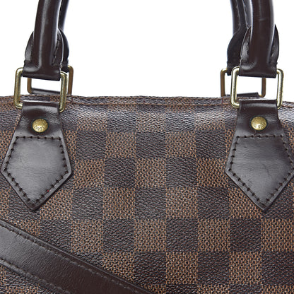 Louis Vuitton Damier Ebene Speedy Bandouliere 30 14 of 14