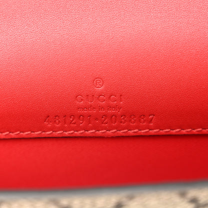 Gucci GG Supreme Monogram Mini Cherry Chain Bag 6 of 10