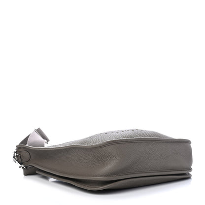 Hermes Taurillon Clemence Evelyne III PM Etain 4 of 9