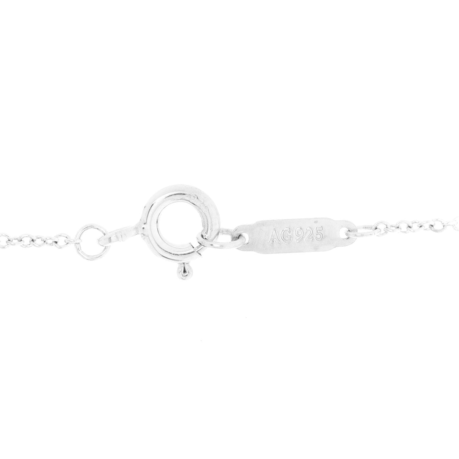 Tiffany Sterling Silver Atlas Key Pendant Necklace 4 of 6