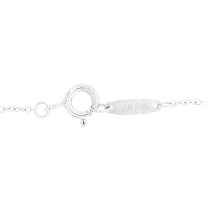 Tiffany Sterling Silver Atlas Key Pendant Necklace 4 of 6