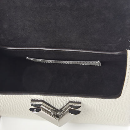 Louis Vuitton Epi Embroidered Twist Shoulder Bag PM White 4 of 7
