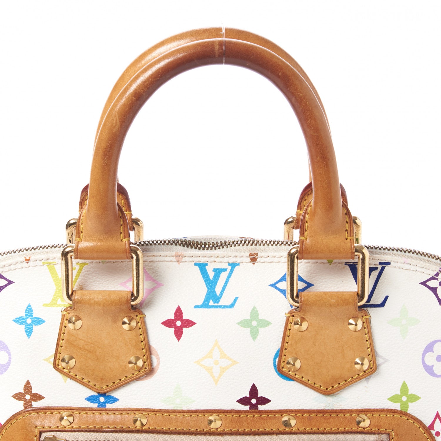 Louis Vuitton Monogram Multicolor Alma White 9 of 9