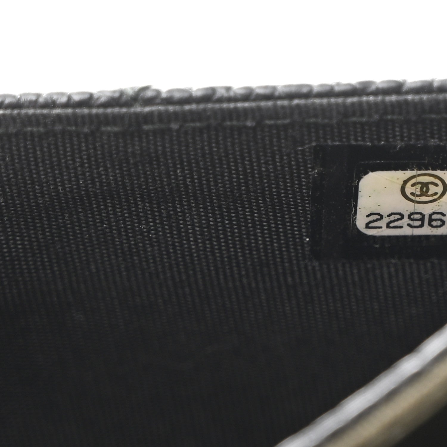 Chanel Caviar Quilted Boy Flap Card Holder Black 8 of 9