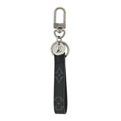 Louis Vuitton LOUIS VUITTON Monogram Eclipse Dragonne Bag Charm Key Holder 1 of 3