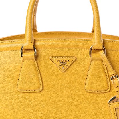Prada Saffiano Lux Parabole Tote Mimosa 12 of 13