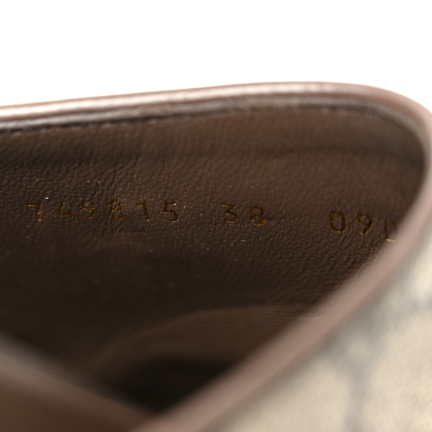 Gucci GG Supreme Monogram Miro Soft Calfskin Womens Horsebit Slippers 38 Beige Ebony New Acero 10 of 10