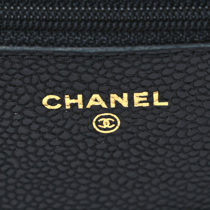 Chanel Caviar Quilted Wallet On Chain WOC Black 6 of 10