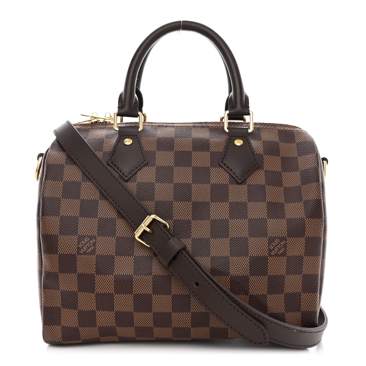 Damier Ebene Speedy Bandouliere 25