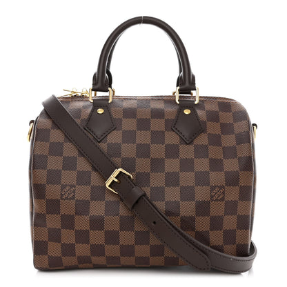 Louis Vuitton Damier Ebene Speedy Bandouliere 25 1 of 10