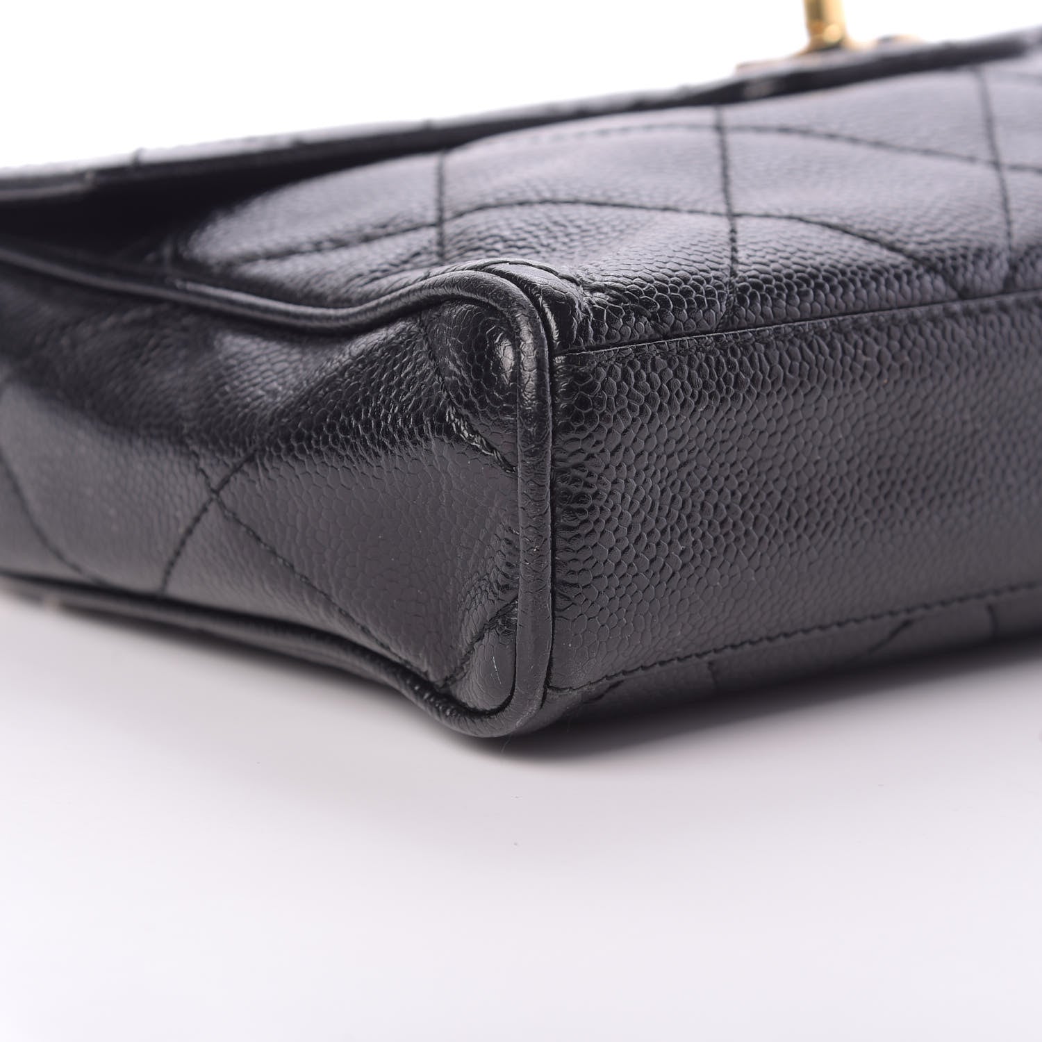 Chanel Caviar Quilted Medium Single Flap Black 10 of 12