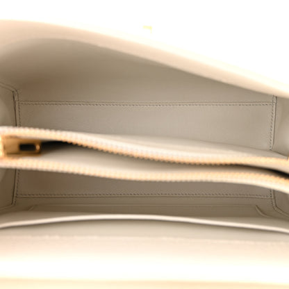 Celine Grained Calfskin Small 16 Top Handle Bag White 5 of 11