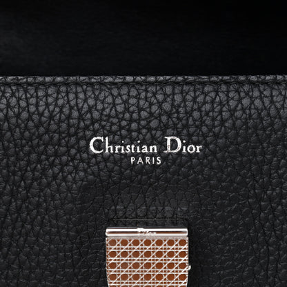 Christian Dior Grained Calfskin Medium Diorever Flap Black 5 of 8