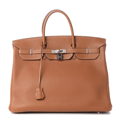 Hermes Togo Birkin 40 Gold 1 of 32