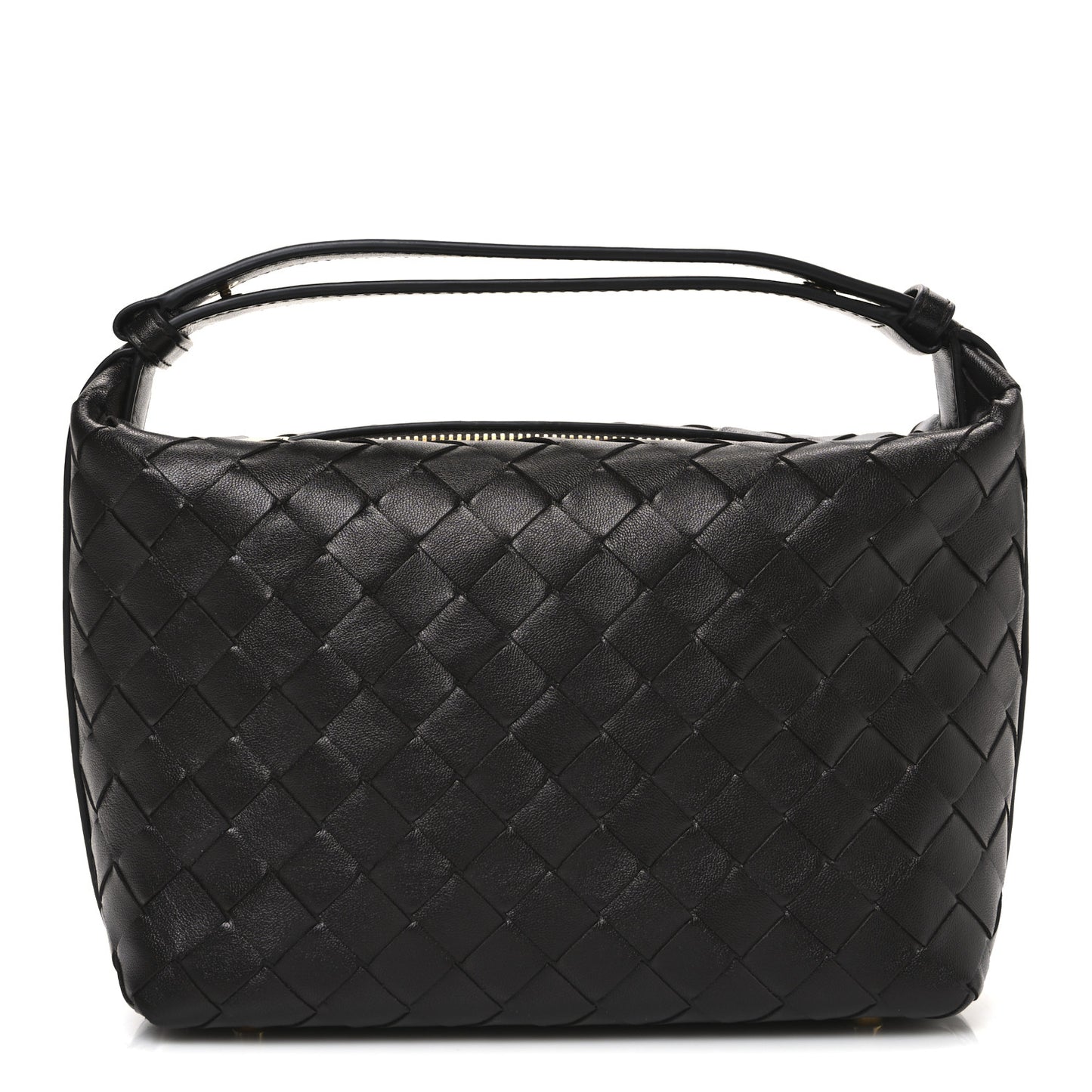 Calfskin Nappa Intrecciato Mini Wallace Fondant