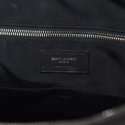 Saint Laurent Grain de Poudre Medium Museum Briefcase Coal 7 of 14