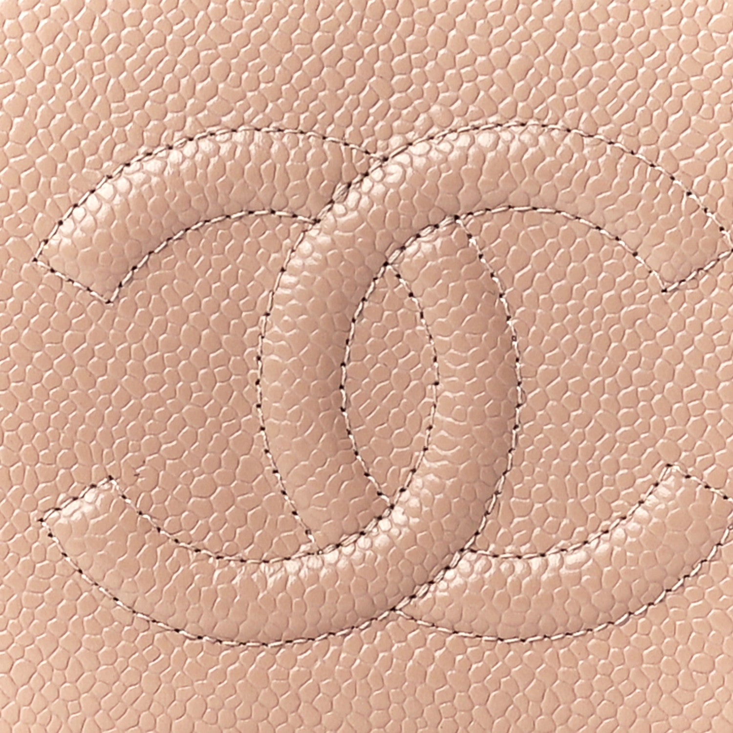 Chanel Caviar Large Timeless CC Zip Around Wallet Beige 9 of 13