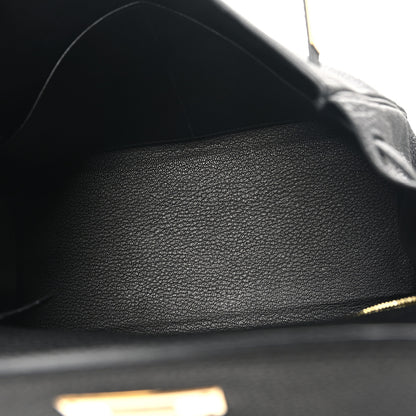 Hermes Togo Kelly Retourne 28 Black 5 of 10