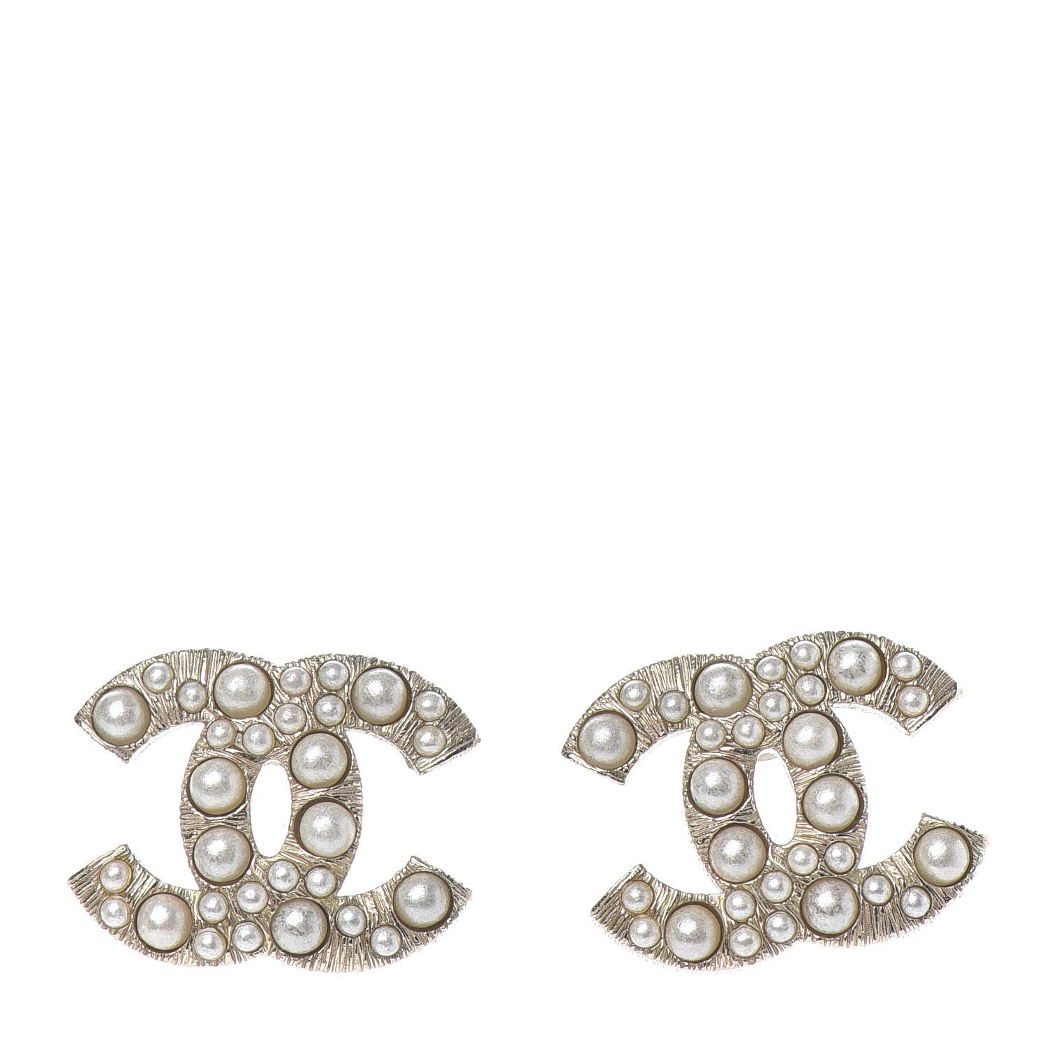 Chanel Pearl CC Earrings Gold 1 of 4