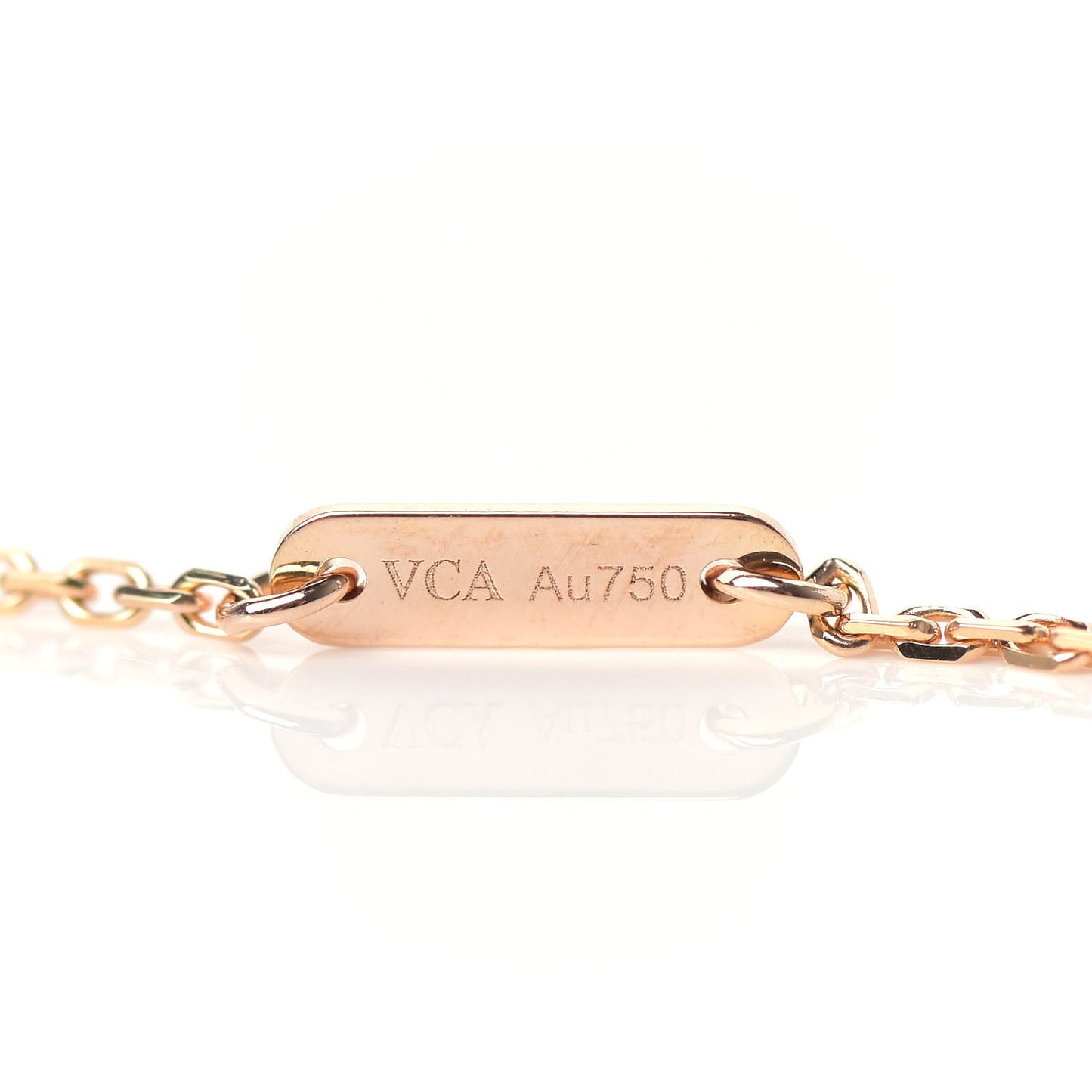 18K Rose Gold Sweet Alhambra Pendant Necklace