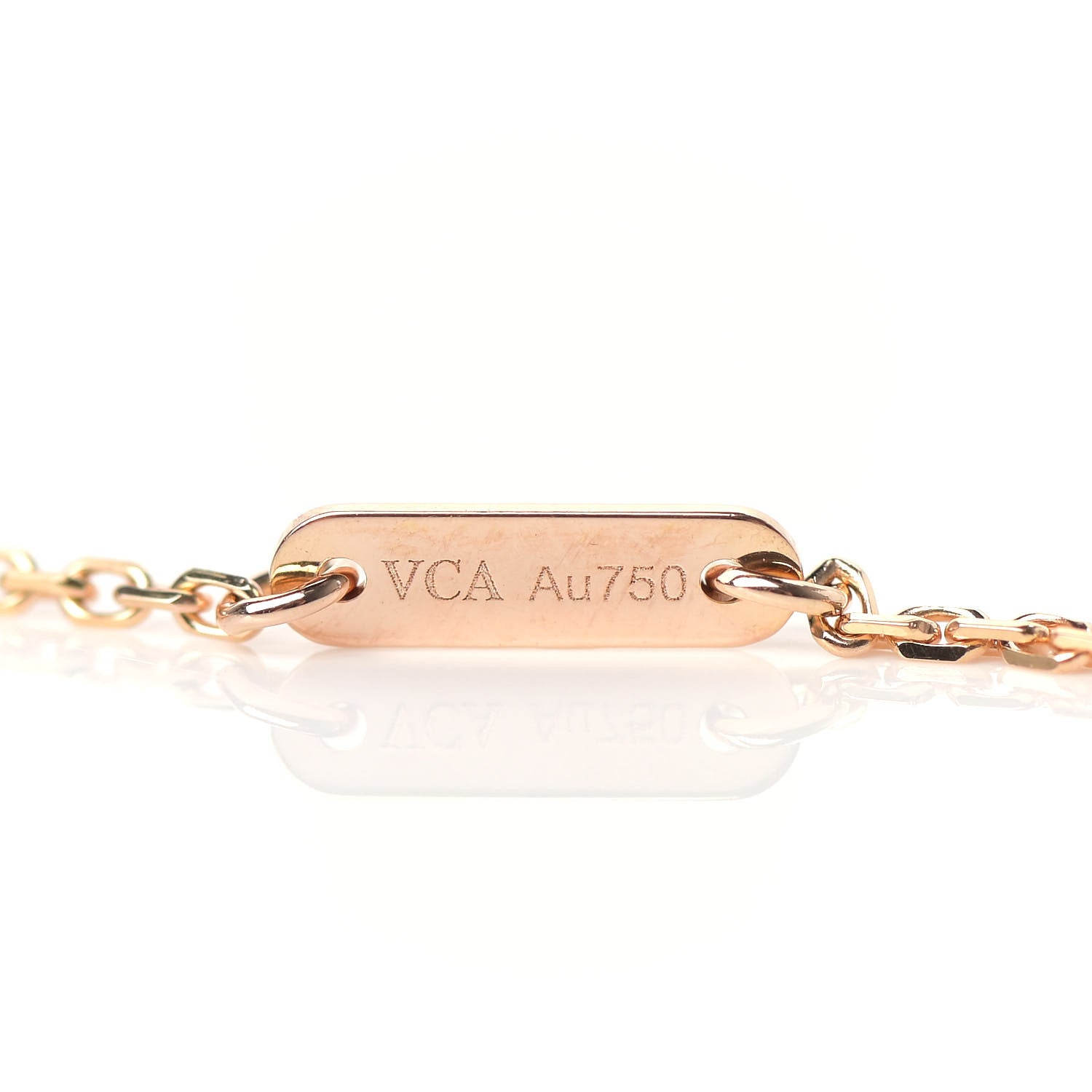 Van Cleef & Arpels 18K Rose Gold Sweet Alhambra Pendant Necklace 4 of 6