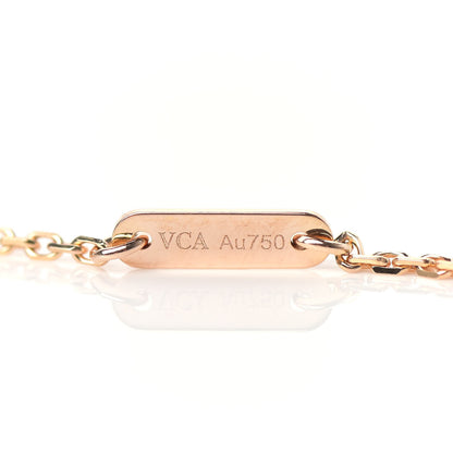 Van Cleef & Arpels 18K Rose Gold Sweet Alhambra Pendant Necklace 4 of 6