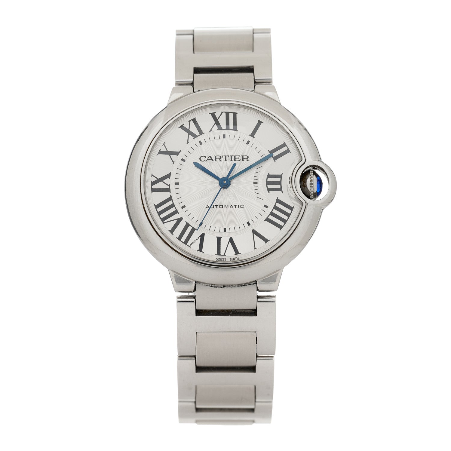 Cartier Stainless Steel 36mm Ballon Bleu De Cartier Automatic Watch 1 of 5