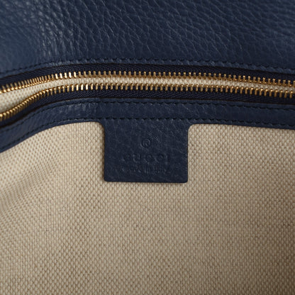 Gucci Python Medium Soho Clutch Blue Sienna 6 of 7
