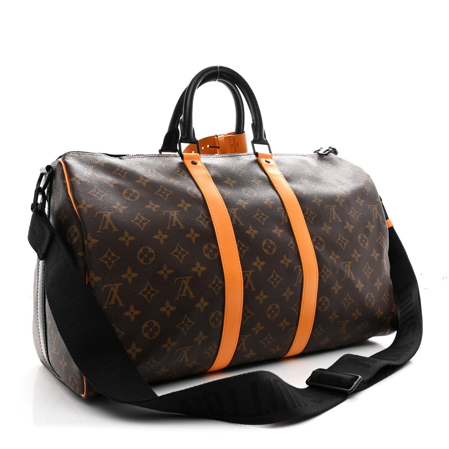 Louis Vuitton Monogram Macassar Keepall Bandouliere 45 Radiant Sun 2 of 8