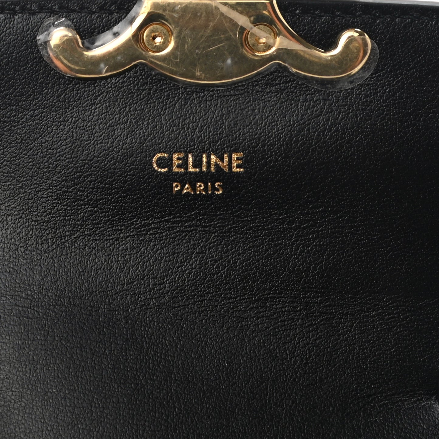 Shiny Calfskin Mini Triomphe Black