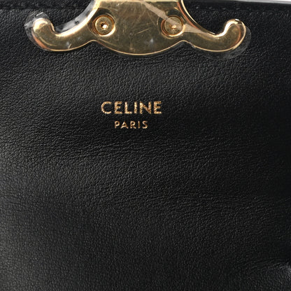 Celine Shiny Calfskin Mini Triomphe Black 4 of 11