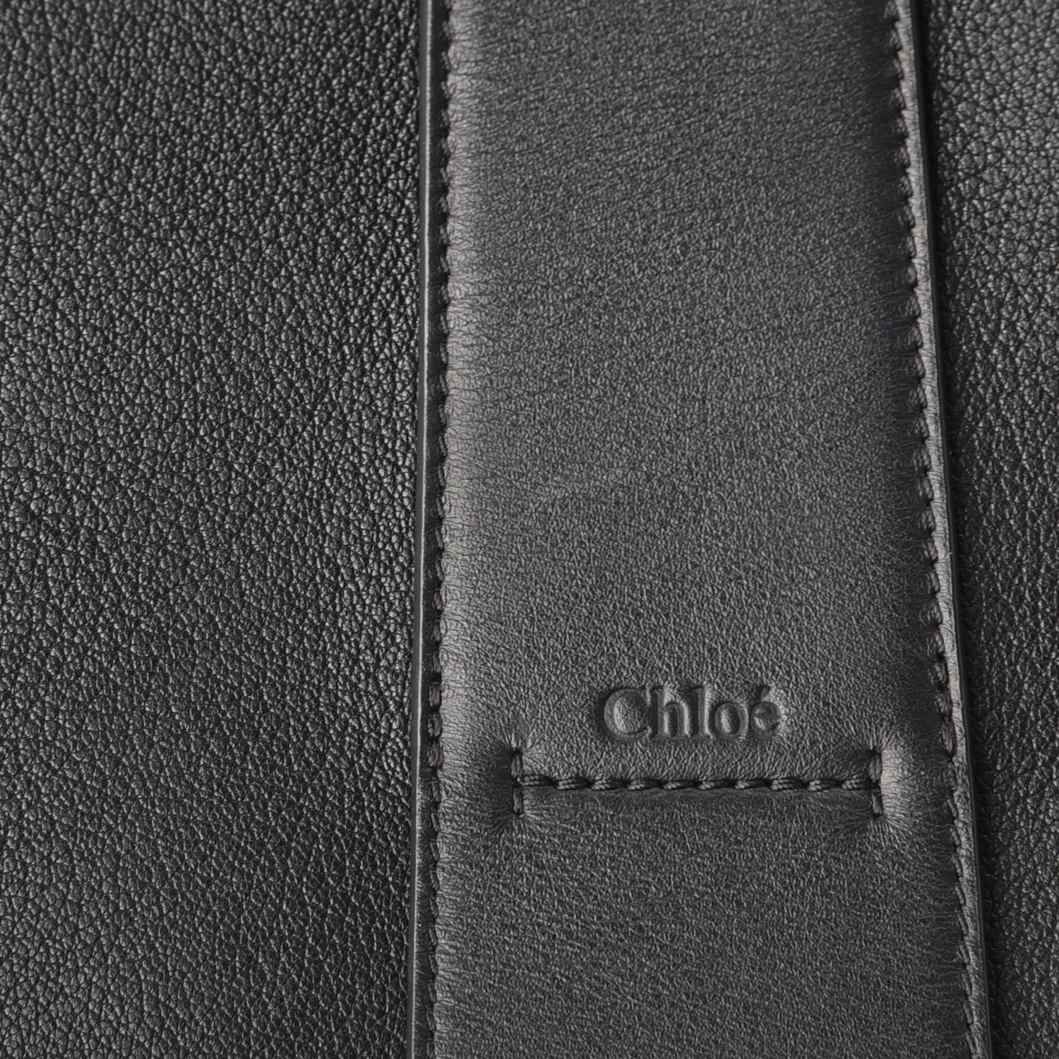 Chloe Grained Lambskin Calfskin Small Lexa Shoulder Bag Black 12 of 12