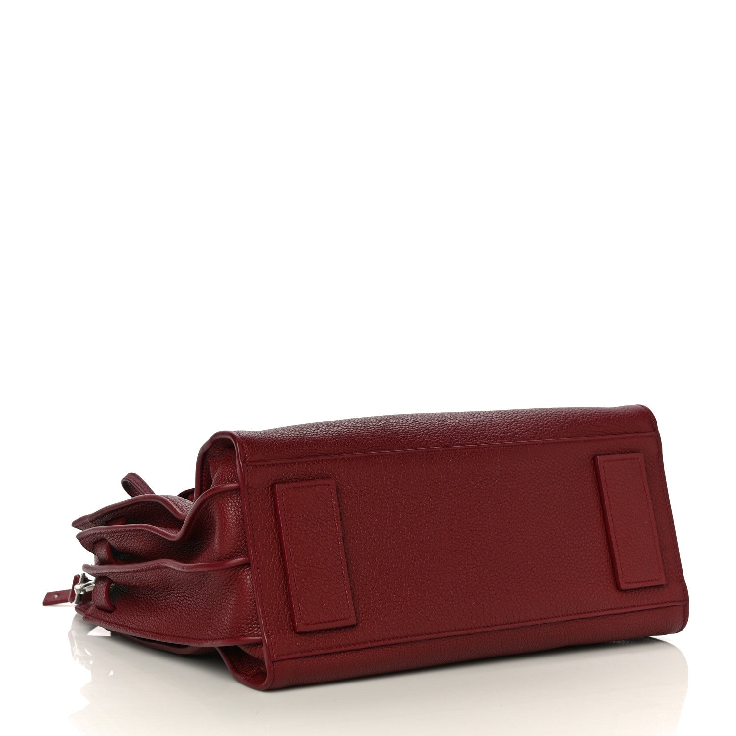 Saint Laurent Grained Calfskin Small Supple Sac De Jour Dark Pallisandre 5 of 17