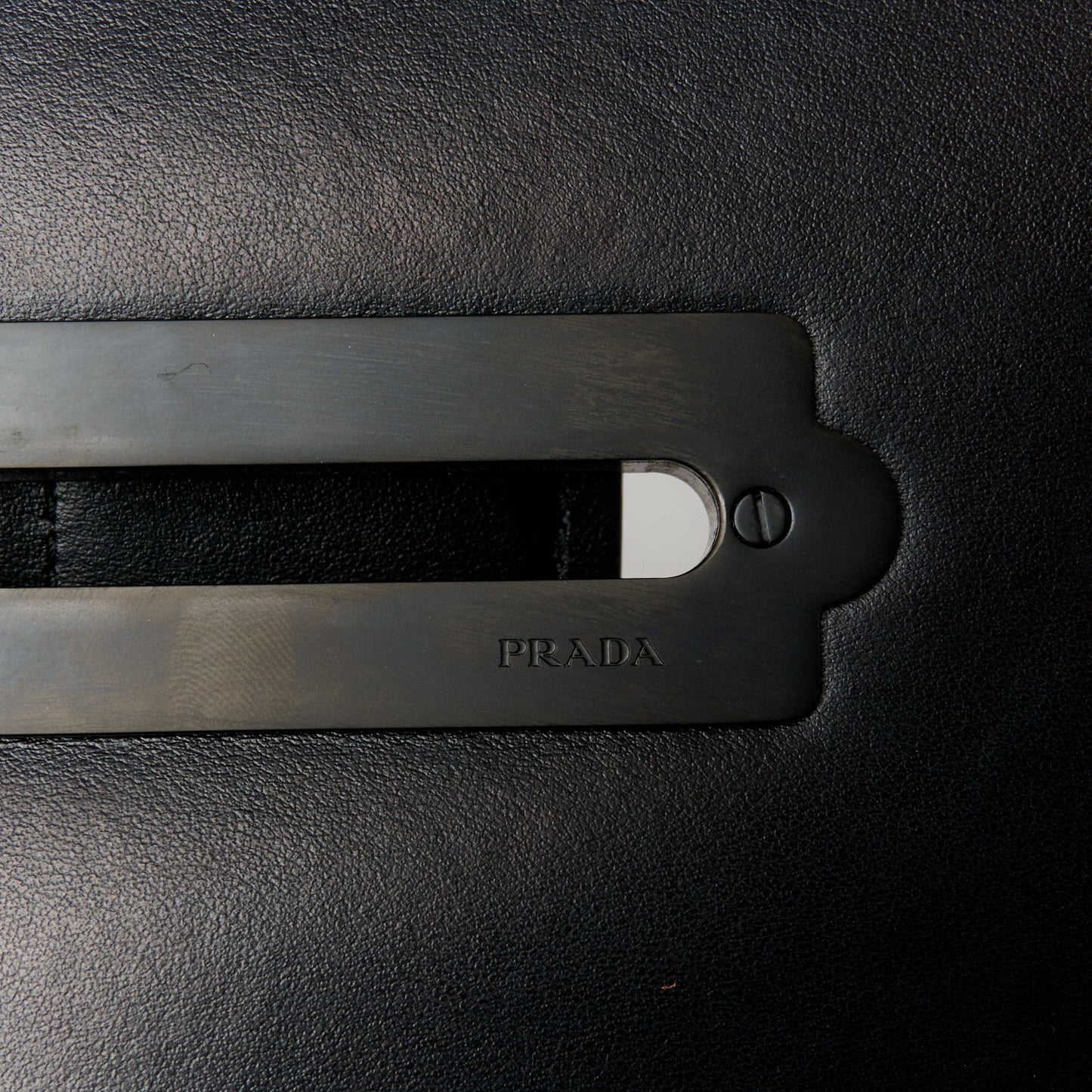 City Calfskin Saffiano Cahier Bag Black