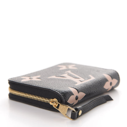 Louis Vuitton Empreinte Monogram Giant Zippy Coin Purse Black Beige 4 of 11