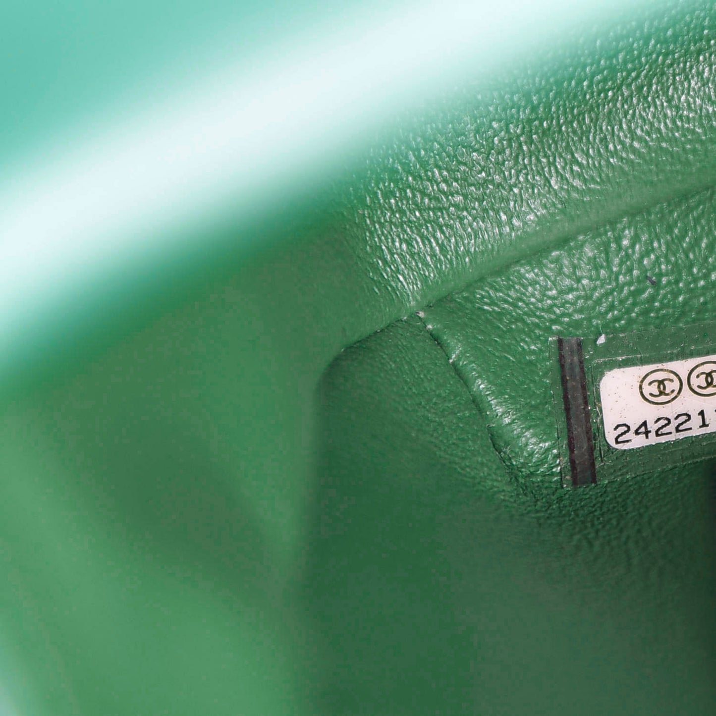 Calfskin Quilted Medium Rock My Shoulder Flap Green