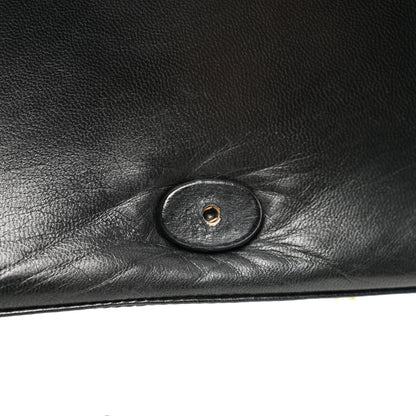 Chanel Lambskin Quilted CC Small Single Flap Black 12 of 15
