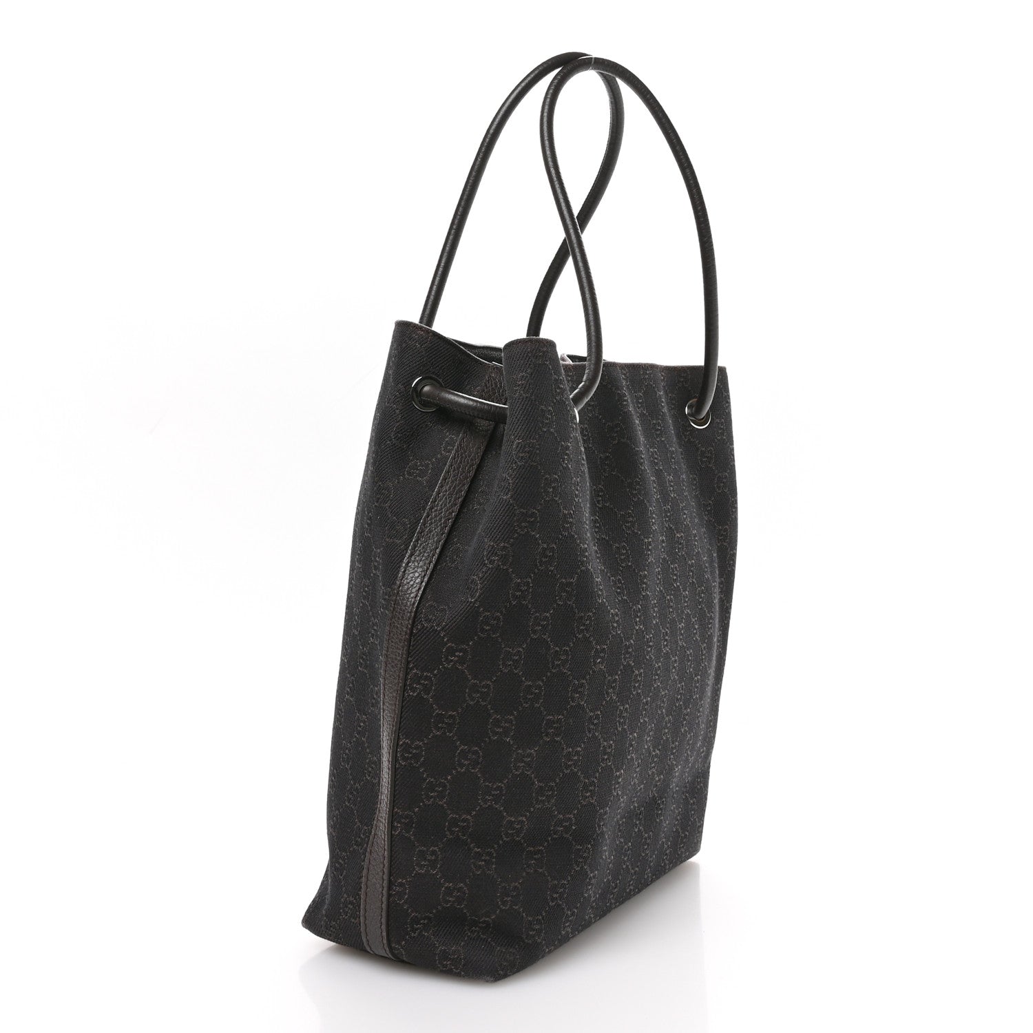 Gucci Canvas Monogram Gifford Shopping Tote Brown 2 of 19