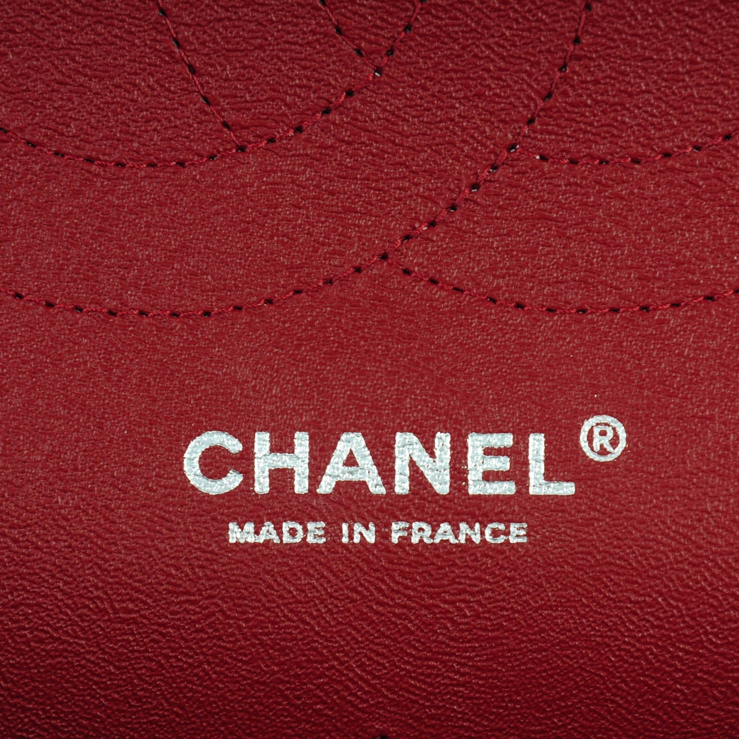 Chanel Lambskin Quilted Jumbo Double Flap Dark Red 5 of 7