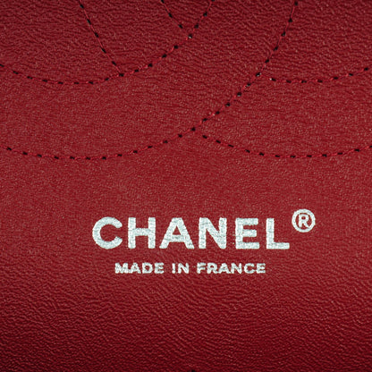 Chanel Lambskin Quilted Jumbo Double Flap Dark Red 5 of 7