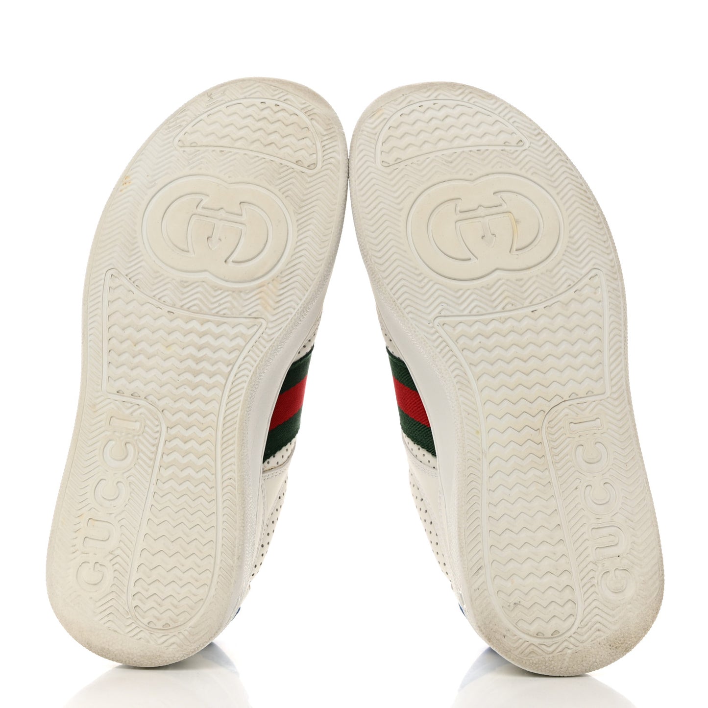 Calfskin Web Perforated Womens Platform 55mm Sneakers 37 White Bright Splash