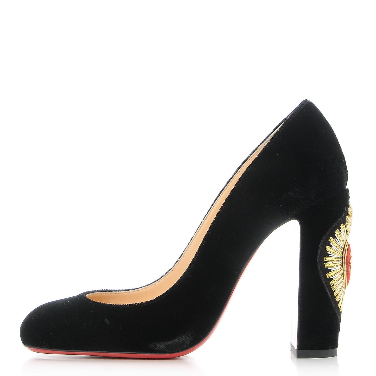 Velvet Cadrilla Corazon 100 Pumps 36.5 Black