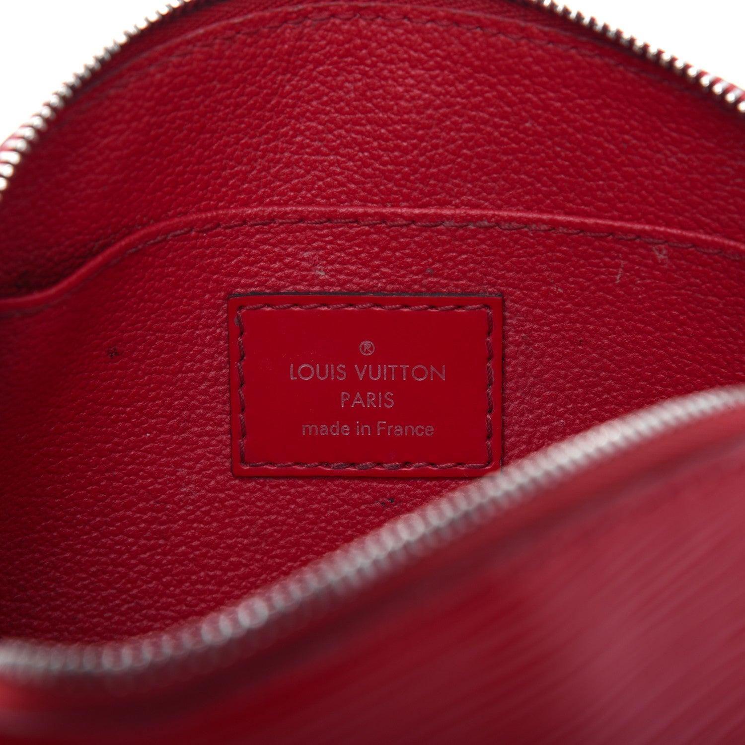 Louis Vuitton Epi Cosmetic Pouch Rouge 8 of 20