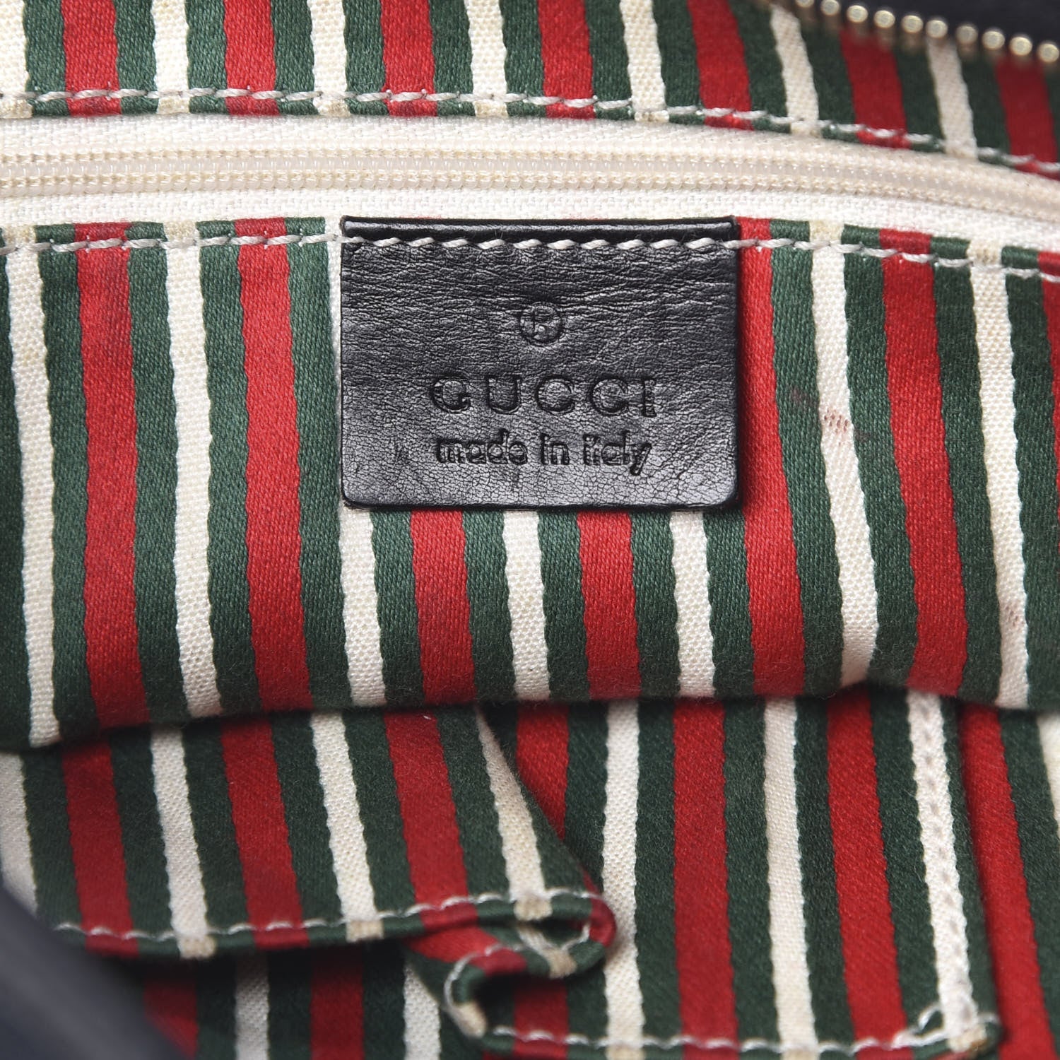 Gucci Monogram Medium New Britt Half Moon Hobo Black 6 of 20